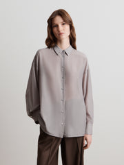 Cotton-silk shirt