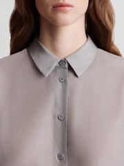 Cotton-silk shirt