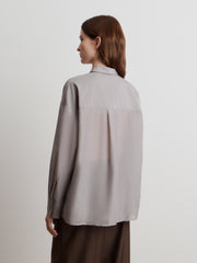 Cotton-silk shirt