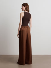 Silk trousers