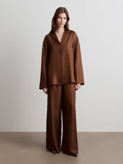 Silk trousers
