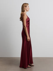 Mulberry silk maxi dress