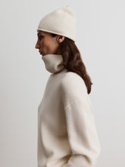 Mist cashmere beanie