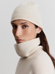 Mist cashmere beanie