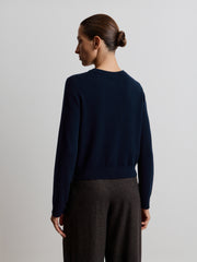 Wool-cashmere cardigan