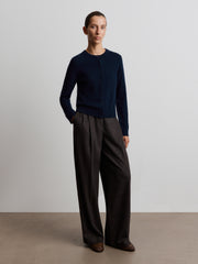 Wool-cashmere cardigan