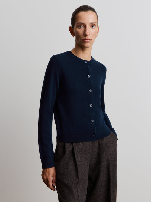 Wool-cashmere cardigan