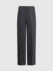 Buckle-detail wool trousers