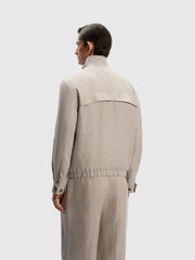 Delave linen bomber