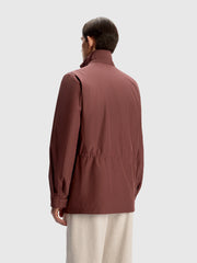 Hooded windbreaker jacket