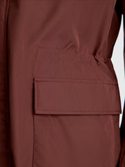 Hooded windbreaker jacket