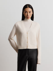 Wool-cashmere cardigan