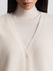 Wool-cashmere cardigan