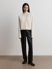 Wool-cashmere cardigan