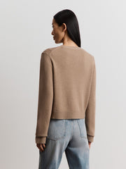 Wool-cashmere cardigan