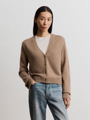 Wool-cashmere cardigan