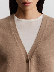 Wool-cashmere cardigan