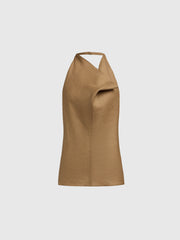 Linen halter top