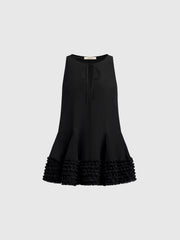 Silk chiffon top