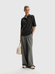 Soft wool trousers