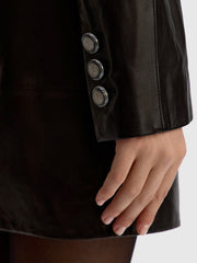 Leather dress