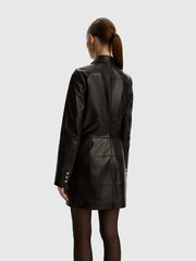 Leather dress