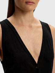 Silk-cotton maxi dress