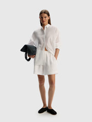 Cotton-silk shirt