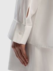 Cotton-silk shirt