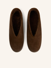 Shearling loafers