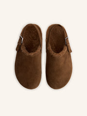 Shearling mules