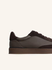 Leather sneakers