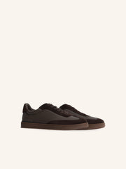 Leather sneakers
