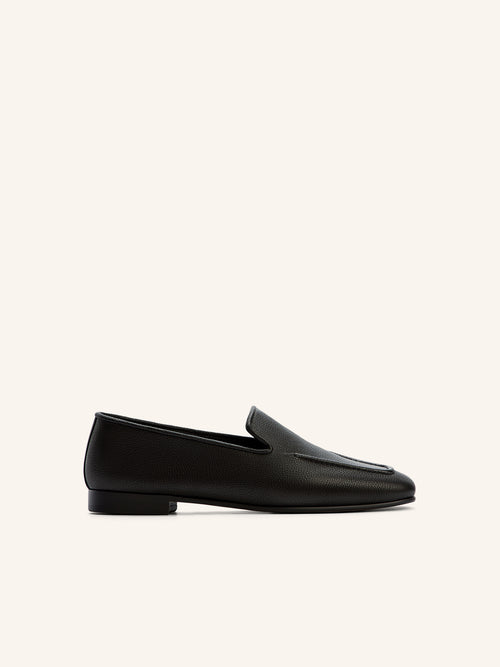 Leather loafers