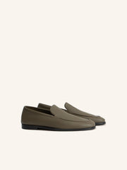 Leather loafers