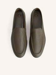Leather loafers