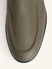 Leather loafers