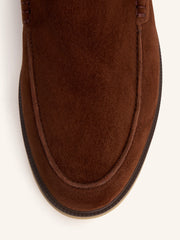 Suede loafers