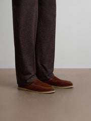 Suede loafers