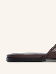 Leather mules
