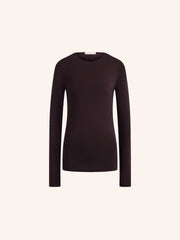 Kim modal-silk long-sleeve top