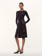 Kim modal-silk long-sleeve top