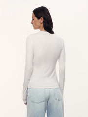 Kim modal-silk long-sleeve top