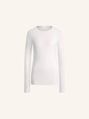 Kim modal-silk long-sleeve top