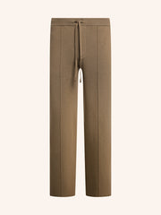 Casual Friday merino-cotton trousers