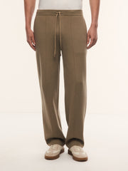 Casual Friday merino-cotton trousers