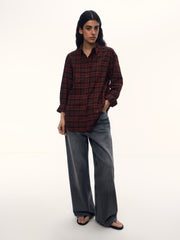 Cotton flannel shirt