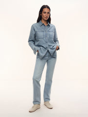 Lightweight denim shirt