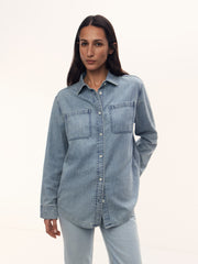 Lightweight denim shirt