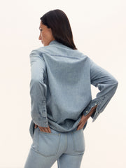 Lightweight denim shirt